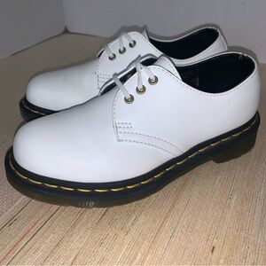 Dr. Martens Vegan 1461 Kemble Shoes Women’s Size 5 White